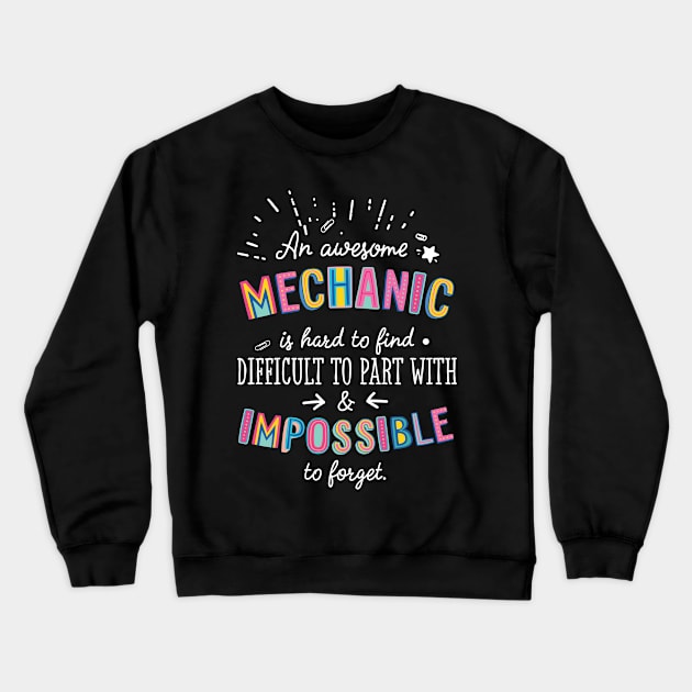 An awesome Mechanic Gift Idea - Impossible to Forget Quote Crewneck Sweatshirt by BetterManufaktur